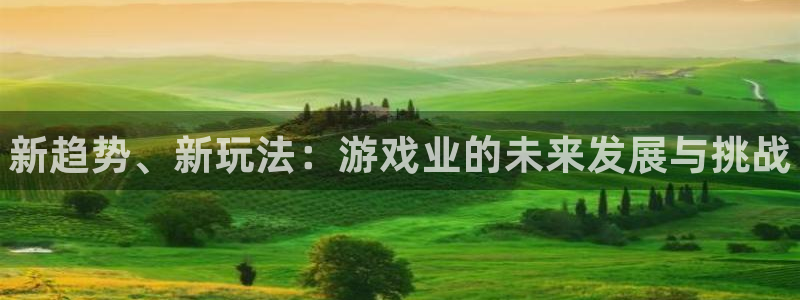 优贝娱乐平台：新趋势、新玩法：游戏业的未来发展与挑战
