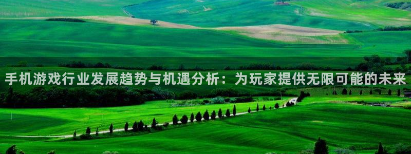 优贝娱乐下载链接：手机游戏行业发展趋势与机遇分析：为玩家提供